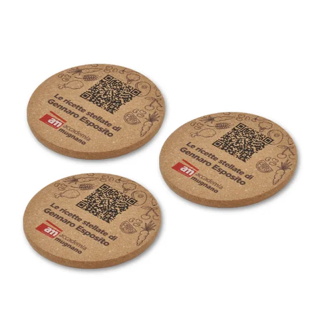 Accademia Mugnano Articoli speciali set 3 sottopentola sughero 17cm